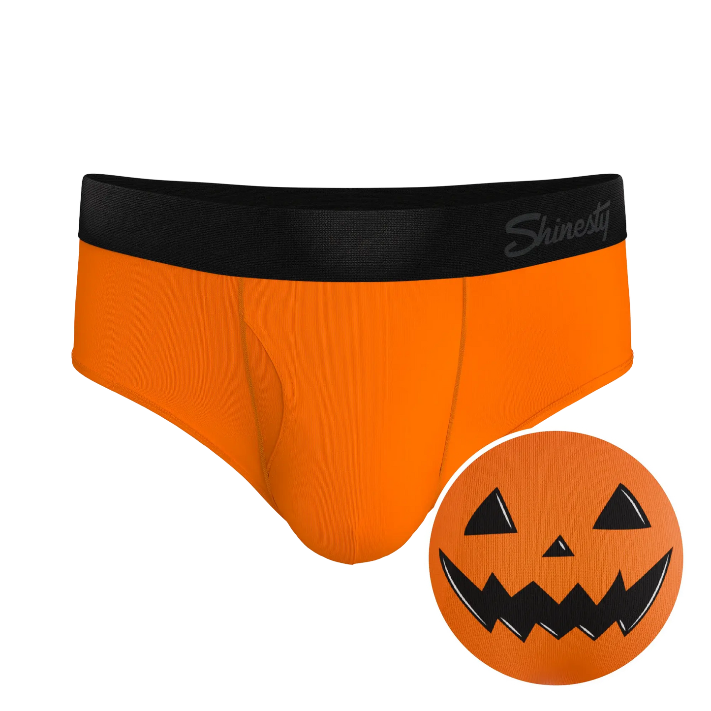 The Good Gourd | Jack O Lantern Ball Hammock® Pouch Underwear Briefs - Shinesty - Flyclothing LLC