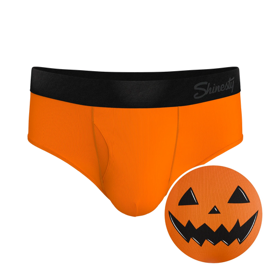The Good Gourd | Jack O Lantern Ball Hammock® Pouch Underwear Briefs - Shinesty - Flyclothing LLC