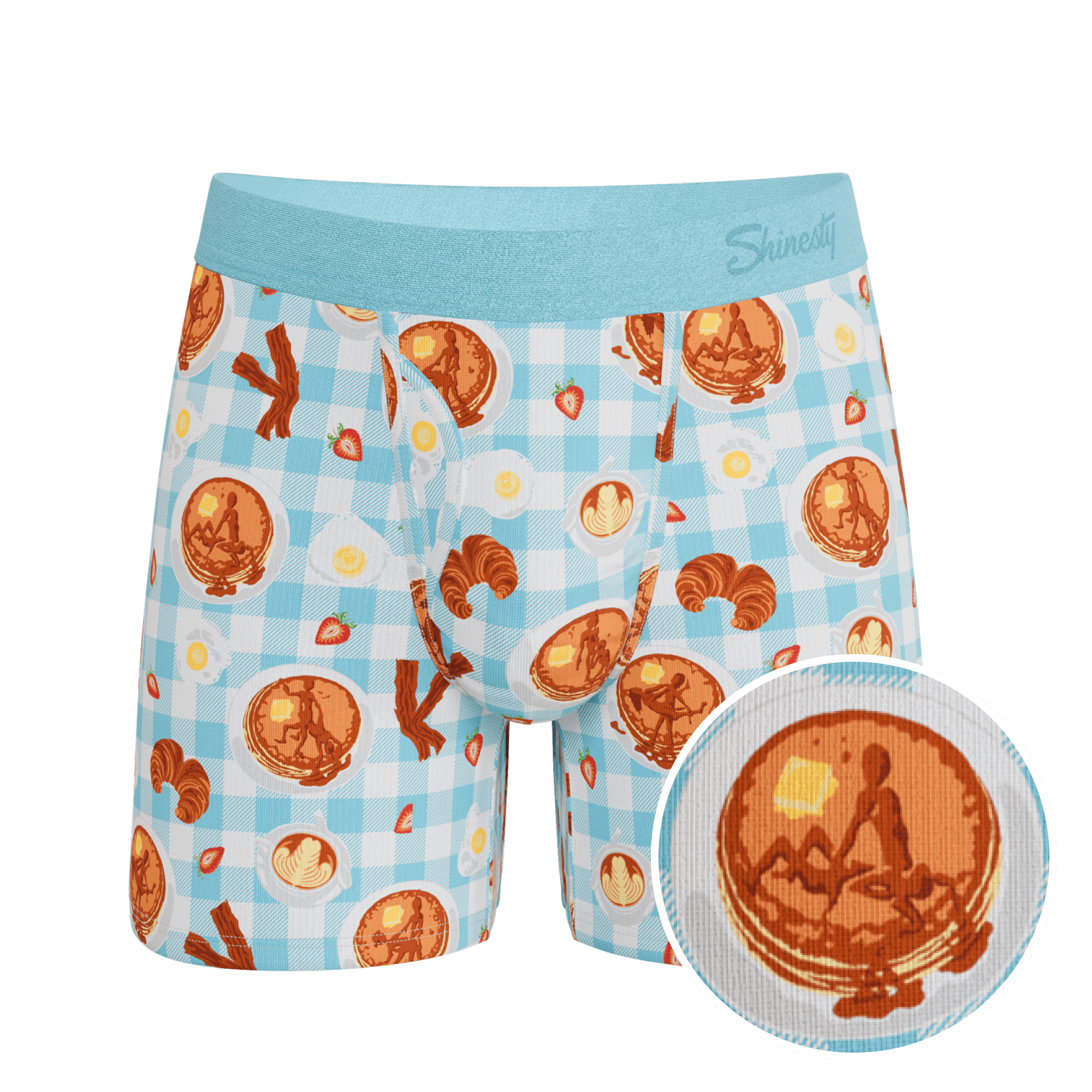 The Good Moaning | Naughty Breakfast Ball Hammock® Pouch Underwear With Fly - Shinesty - Flyclothing LLC