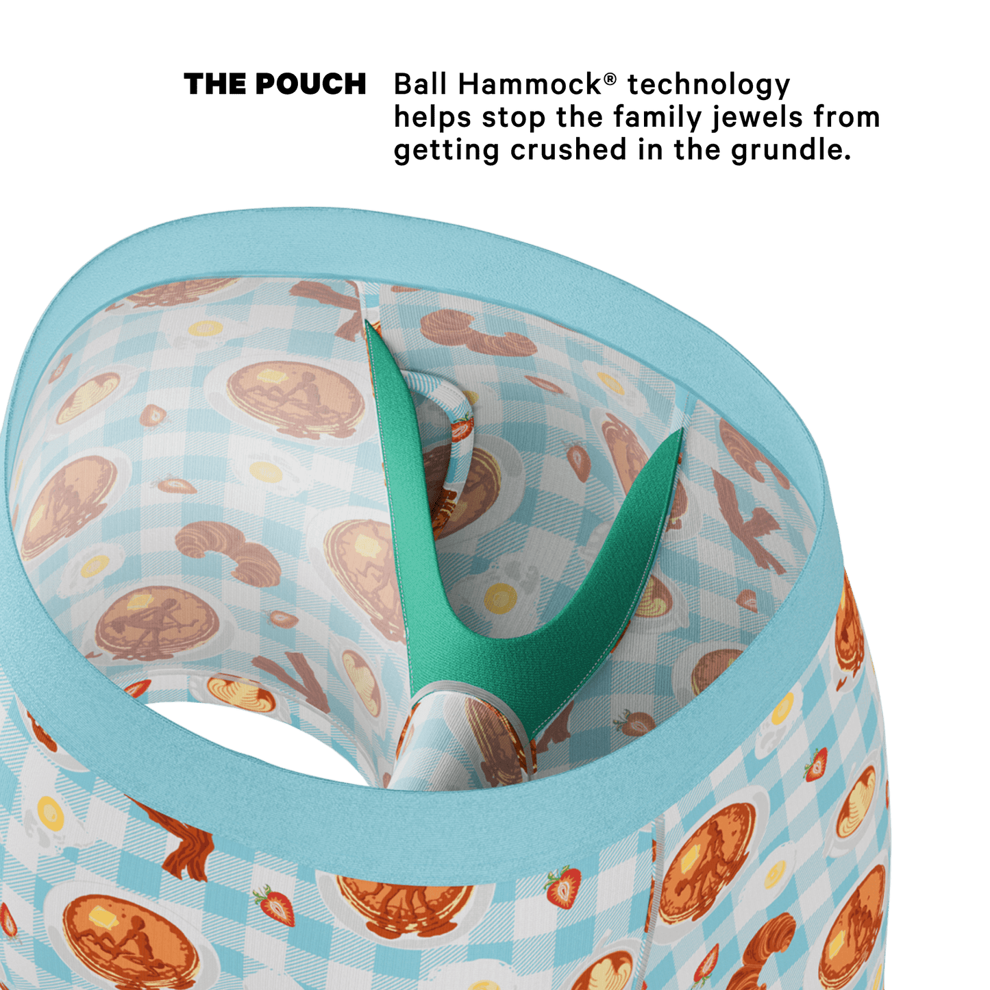 The Good Moaning | Naughty Breakfast Ball Hammock® Pouch Underwear With Fly - Shinesty - Flyclothing LLC