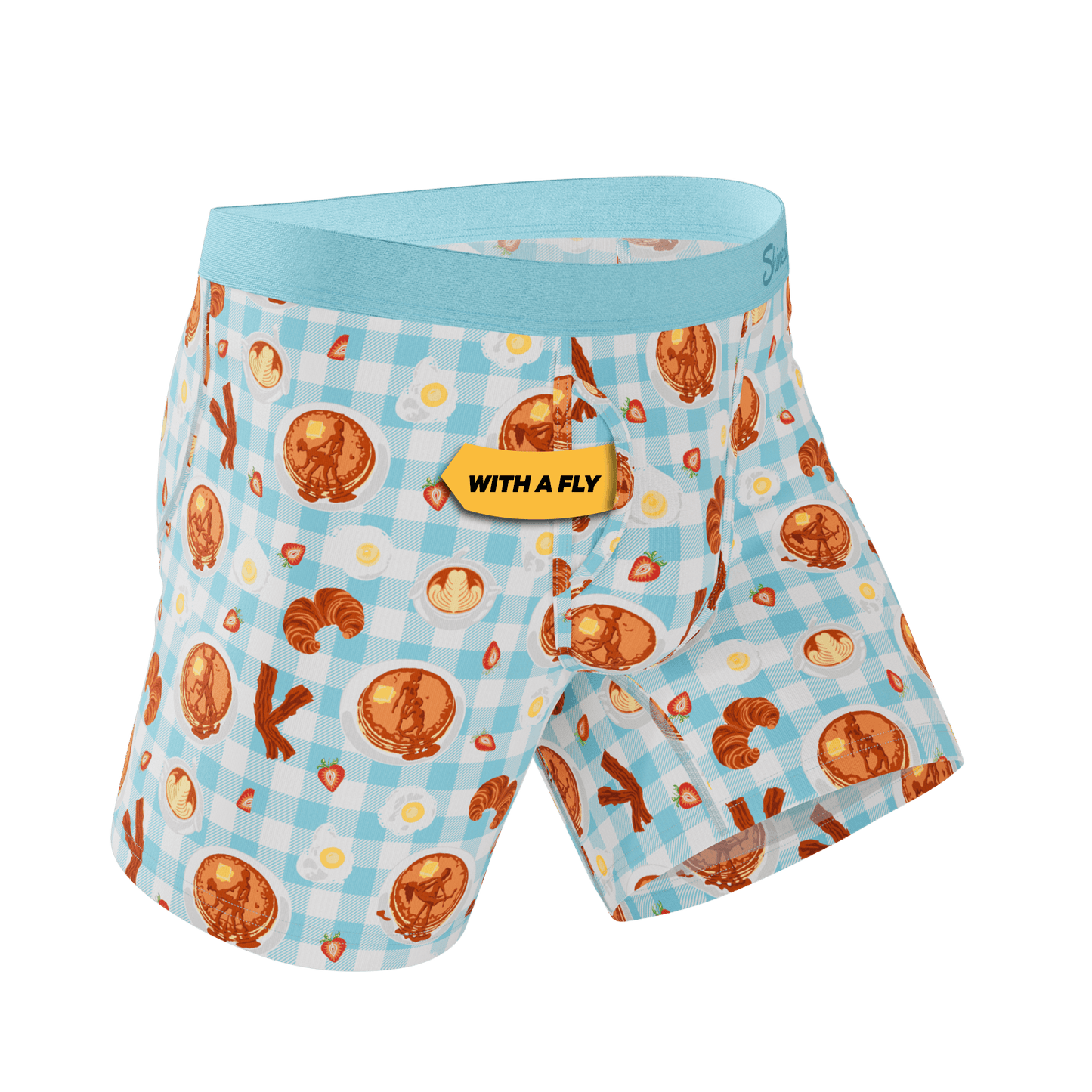 The Good Moaning | Naughty Breakfast Ball Hammock® Pouch Underwear With Fly - Shinesty - Flyclothing LLC