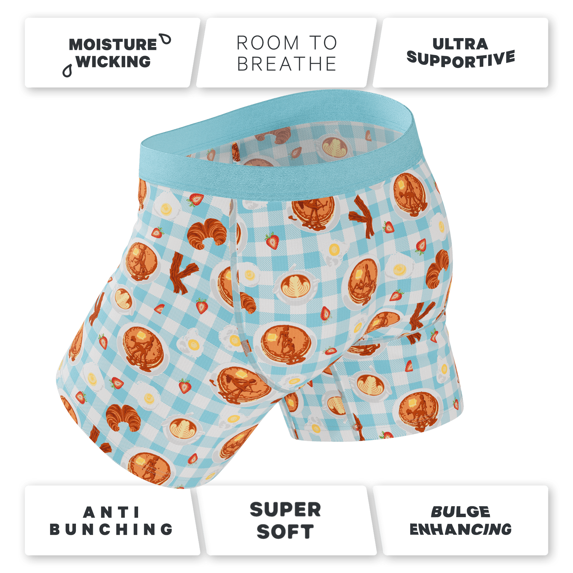 The Good Moaning | Naughty Breakfast Ball Hammock® Pouch Underwear With Fly - Shinesty - Flyclothing LLC