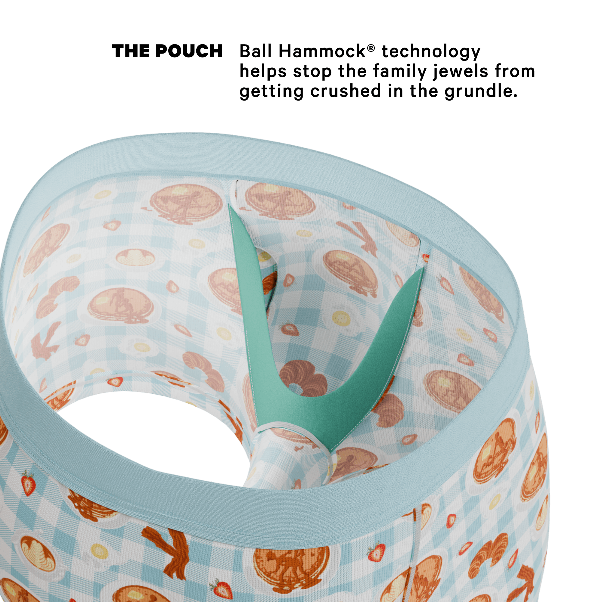 The Good Moaning | Naughty Breakfast Ball Hammock® Pouch Trunks Underwear - Shinesty - Flyclothing LLC