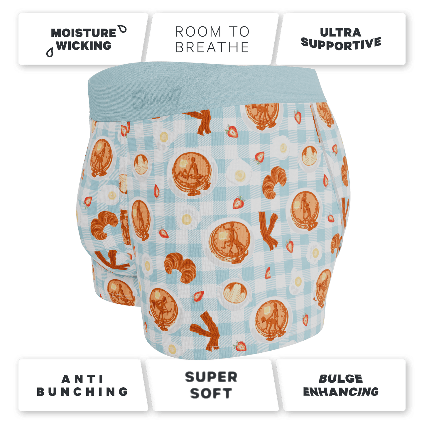 The Good Moaning | Naughty Breakfast Ball Hammock® Pouch Trunks Underwear - Shinesty - Flyclothing LLC