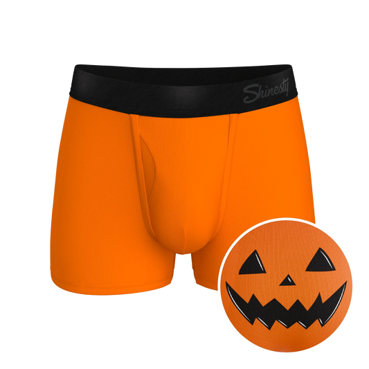 The Good Gourd | Jack O Lantern Ball Hammock® Pouch Trunks Underwear - Shinesty - Flyclothing LLC