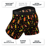 The Gotcha Sriracha | Hot Sauce Ball Hammock® Pouch Underwear With Fly - Shinesty - Flyclothing LLC
