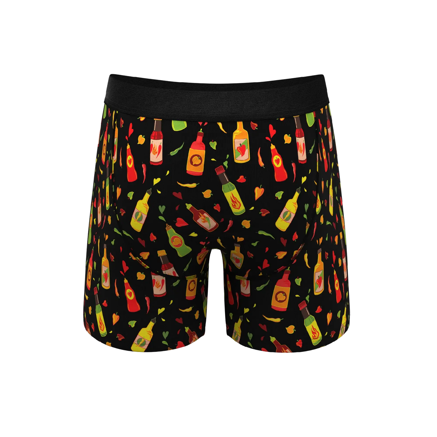 The Gotcha Sriracha | Hot Sauce Ball Hammock® Pouch Underwear With Fly - Shinesty - Flyclothing LLC