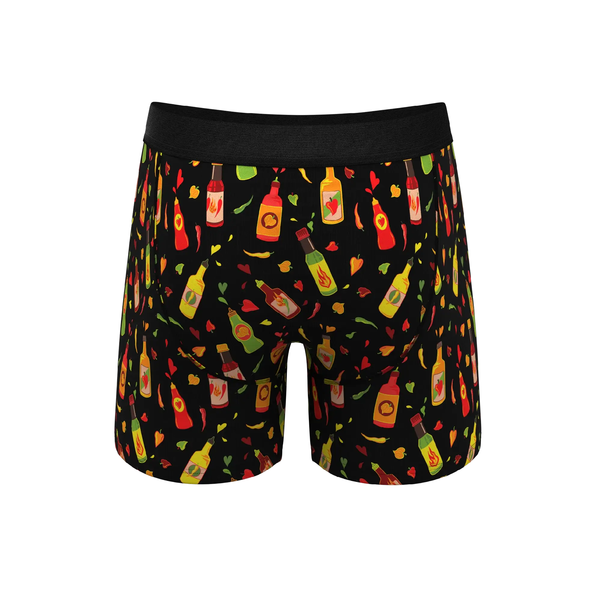 The Gotcha Sriracha | Hot Sauce Ball Hammock® Pouch Underwear With Fly - Shinesty - Flyclothing LLC