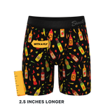 The Gotcha Sriracha | Hot Sauce Long Leg Ball Hammock® Pouch Underwear With Fly - Shinesty - Flyclothing LLC