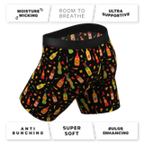 The Gotcha Sriracha | Hot Sauce Long Leg Ball Hammock® Pouch Underwear With Fly - Shinesty - Flyclothing LLC