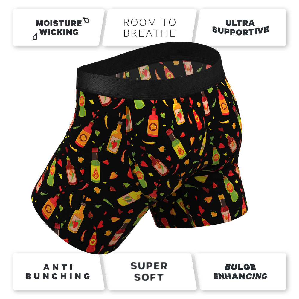 The Gotcha Sriracha | Hot Sauce Ball Hammock® Pouch Underwear - Shinesty - Flyclothing LLC