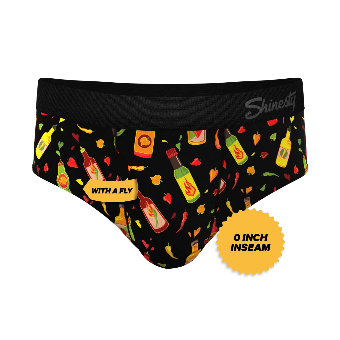 The Gotcha Sriracha | Hot Sauce Ball Hammock® Pouch Underwear Briefs - Shinesty - Flyclothing LLC