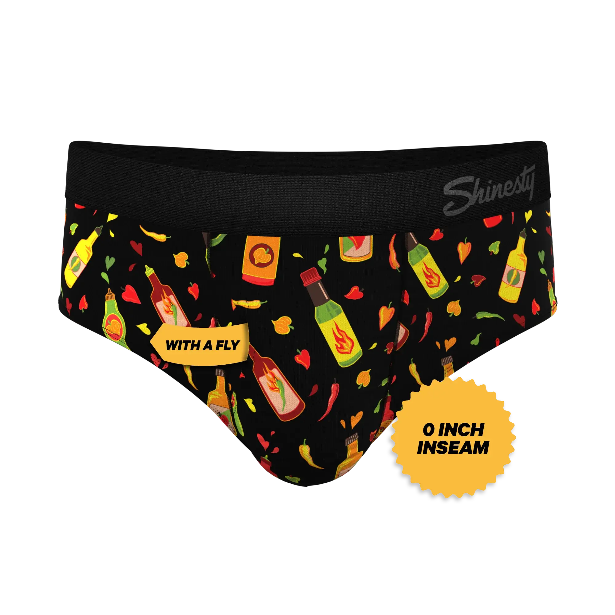 The Gotcha Sriracha | Hot Sauce Ball Hammock® Pouch Underwear Briefs - Shinesty - Flyclothing LLC