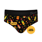 The Gotcha Sriracha | Hot Sauce Ball Hammock® Pouch Underwear Briefs - Shinesty - Flyclothing LLC
