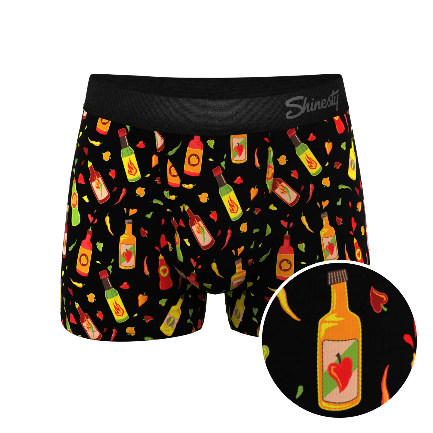 The Gotcha Sriracha | Hot Sauce Ball Hammock® Pouch Trunks Underwear - Shinesty - Flyclothing LLC