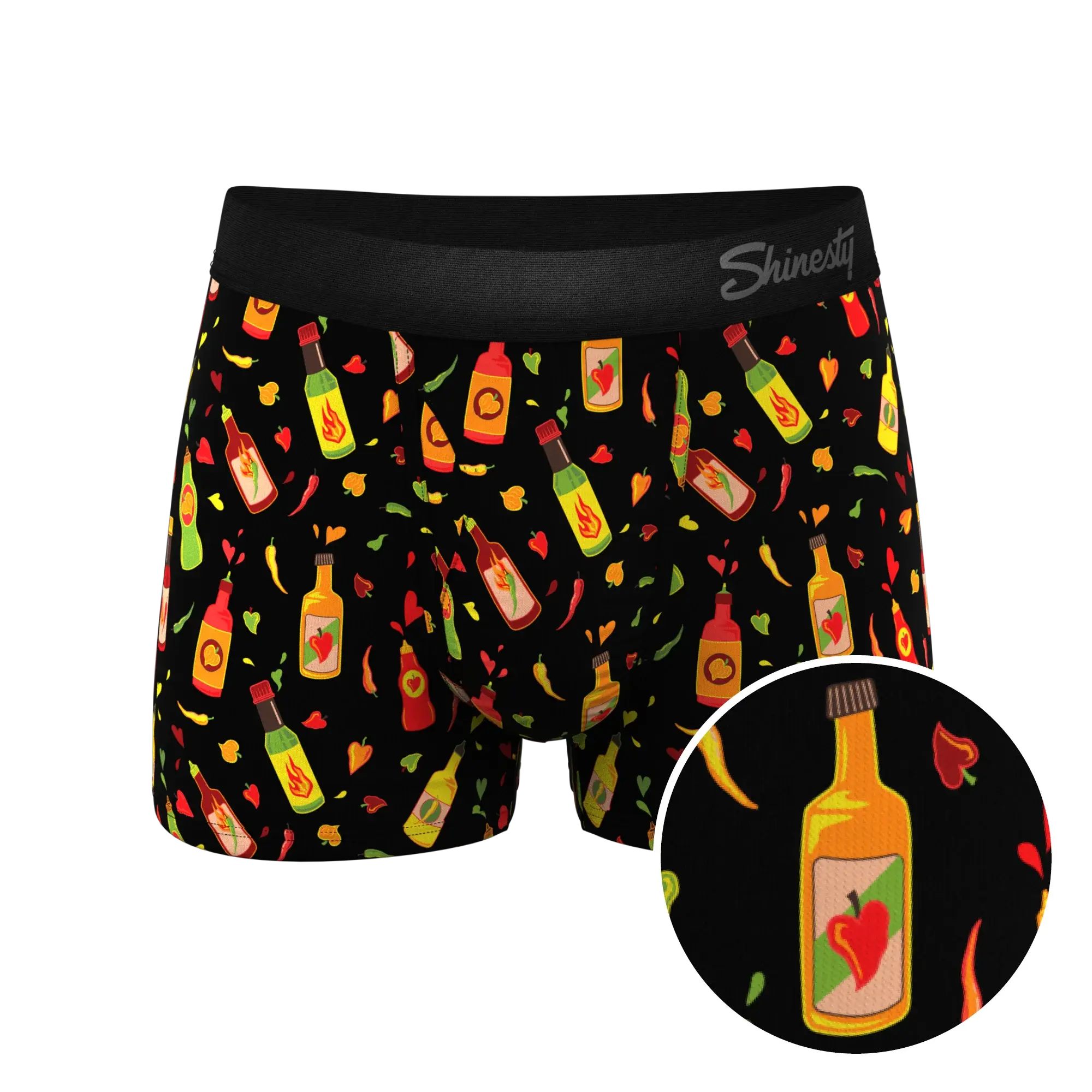 The Gotcha Sriracha | Hot Sauce Ball Hammock® Pouch Trunks Underwear - Shinesty - Flyclothing LLC