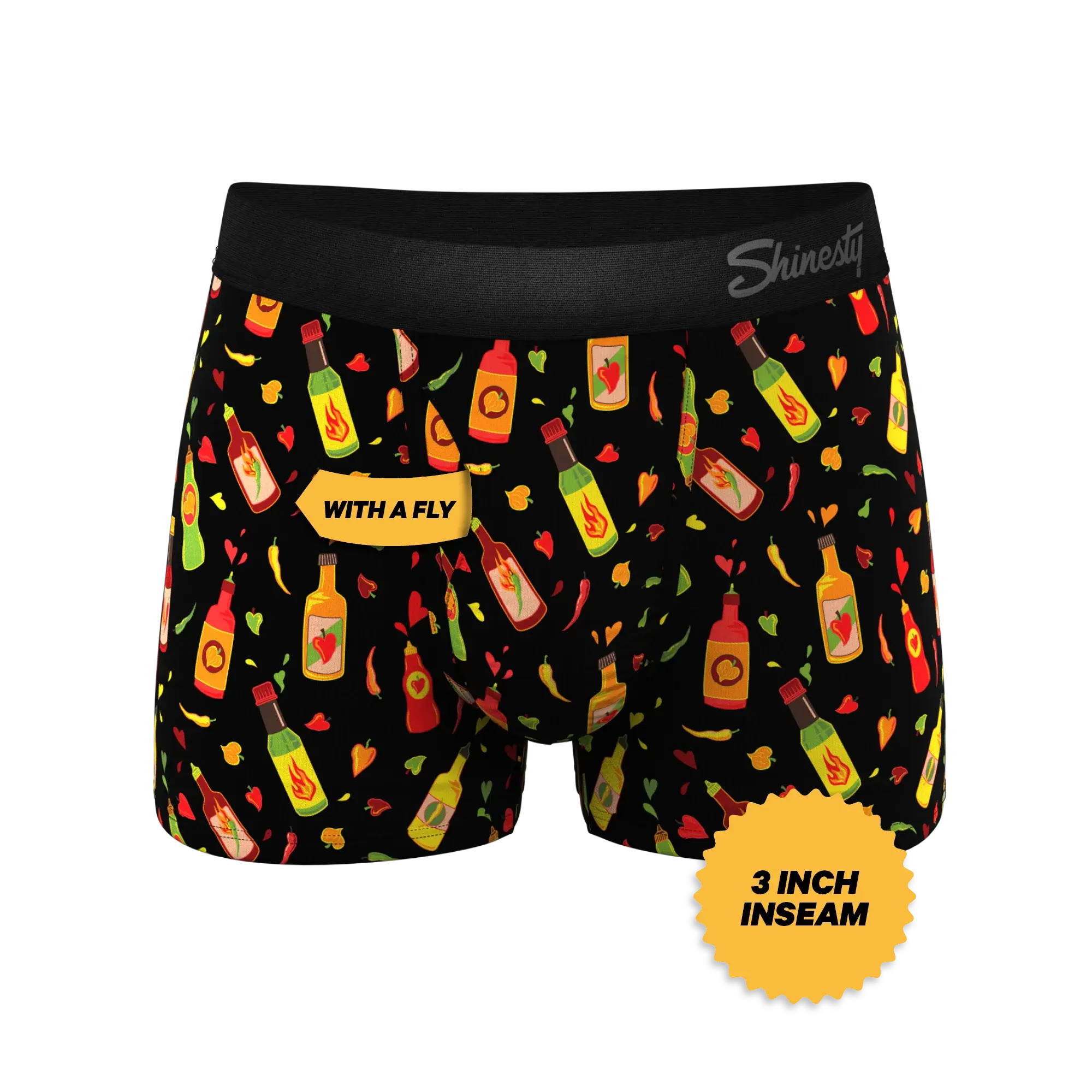 The Gotcha Sriracha | Hot Sauce Ball Hammock® Pouch Trunks Underwear - Shinesty - Flyclothing LLC