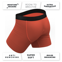 The Gotta Terracotta | Terracotta Orange Ball Hammock® Pouch Underwear - Shinesty