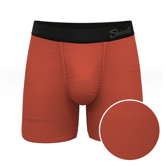 The Gotta Terracotta | Terracotta Orange Ball Hammock® Pouch Underwear - Shinesty