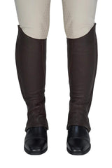 Grand Prix Elite Leather Half Chaps - Huntley Equestrian - Flyclothing LLC