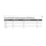Grand Prix Italian Pull On Rubber Bell Boots - Huntley Equestrian - Flyclothing LLC