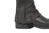 Grand Prix LC Italian Full Leather Half Chaps, Black - Huntley Equestrian - Flyclothing LLC
