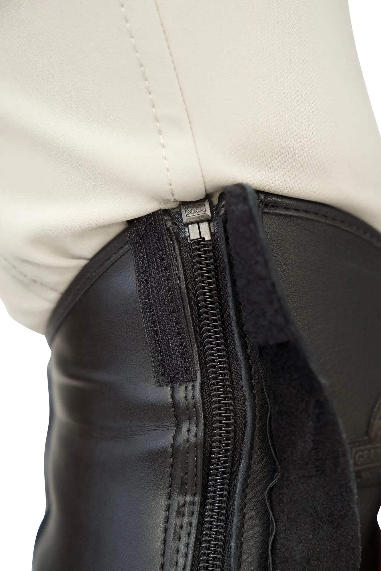 Grand Prix LC Italian Full Leather Half Chaps, Black - Huntley Equestrian - Flyclothing LLC