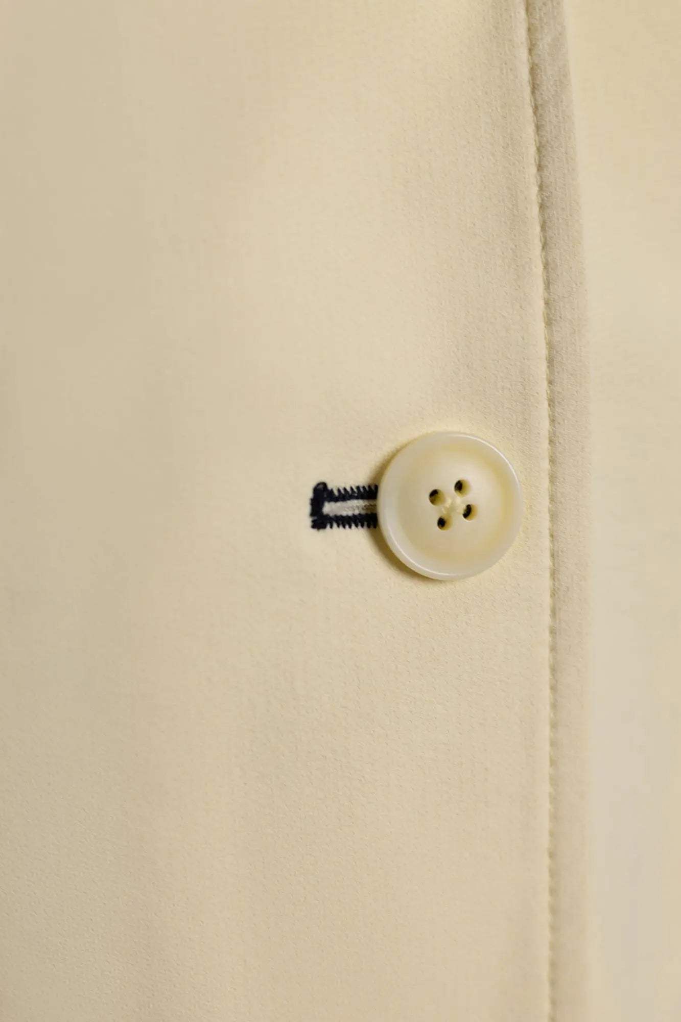Grand Prix Ladies EQJ 3 Button Show Coat, Butter with Navy Collar - Huntley Equestrian - Flyclothing LLC