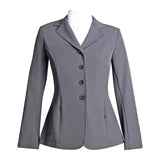Grand Prix Ladies Quinn Show Coat, 4 Button with Hidden Zipper Closure, Navy