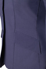 Grand Prix Ladies EQJ 3 Button Show Coat, NY Tech Fabric, Navy