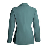 Grand Prix Ladies EQJ 3 Button Show Coat, NY Tech Fabric, New Green