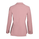 Grand Prix Ladies EQJ 3 Button Show Coat, NY Tech Fabric, Rose