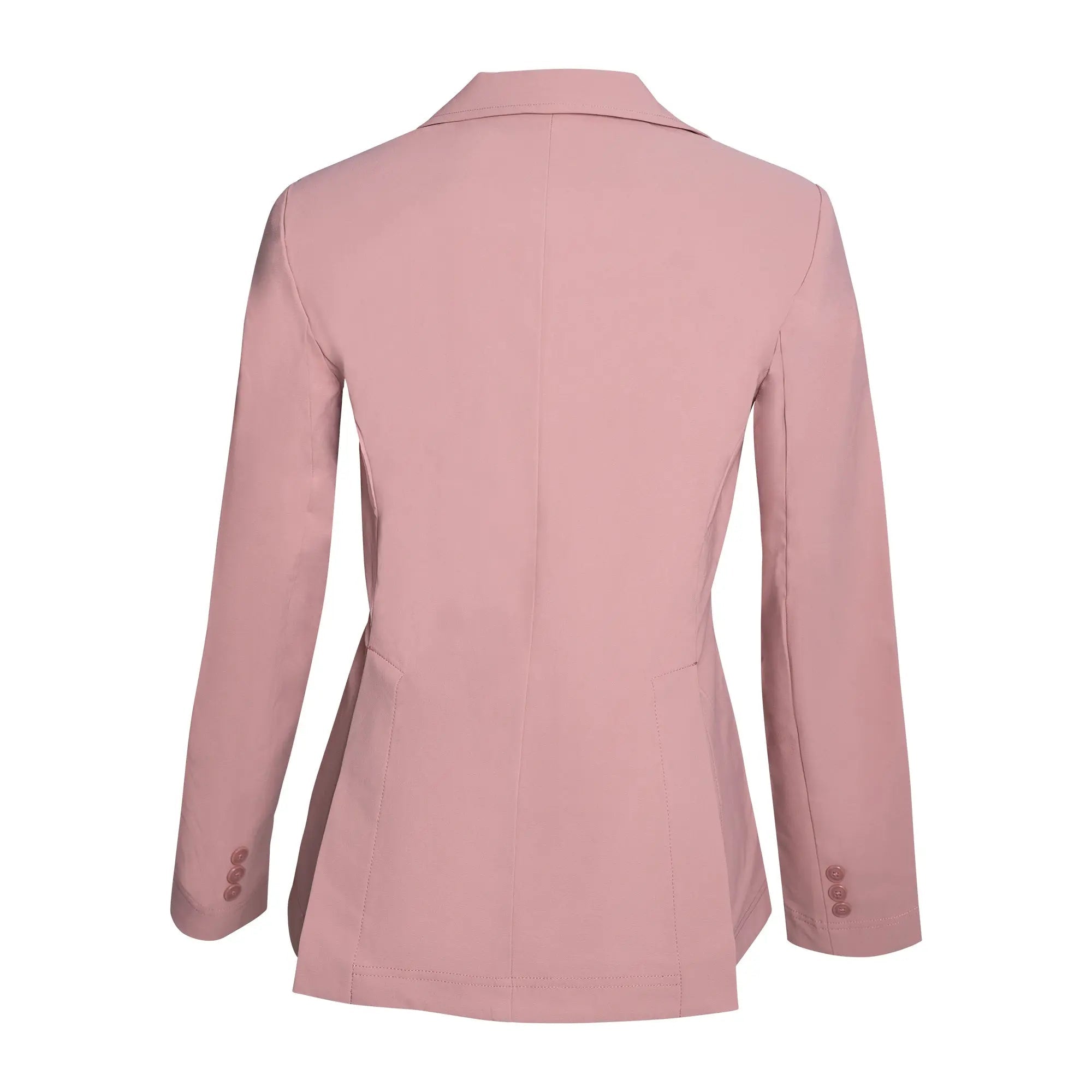 Grand Prix Ladies EQJ 3 Button Show Coat, NY Tech Fabric, Rose