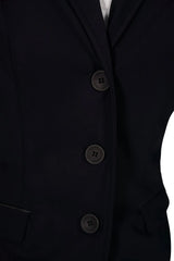 Grand Prix Saltare Dolce 3 Button Riding Show Jacket, Black