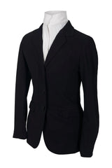 Grand Prix Saltare Dolce 3 Button Riding Show Jacket, Black