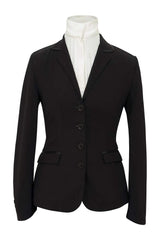 Grand Prix Saltare Dolce 4 Button Riding Jacket, Black - Huntley Equestrian - Flyclothing LLC