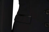 Grand Prix Saltare Dolce 4 Button Riding Jacket, Black - Huntley Equestrian - Flyclothing LLC