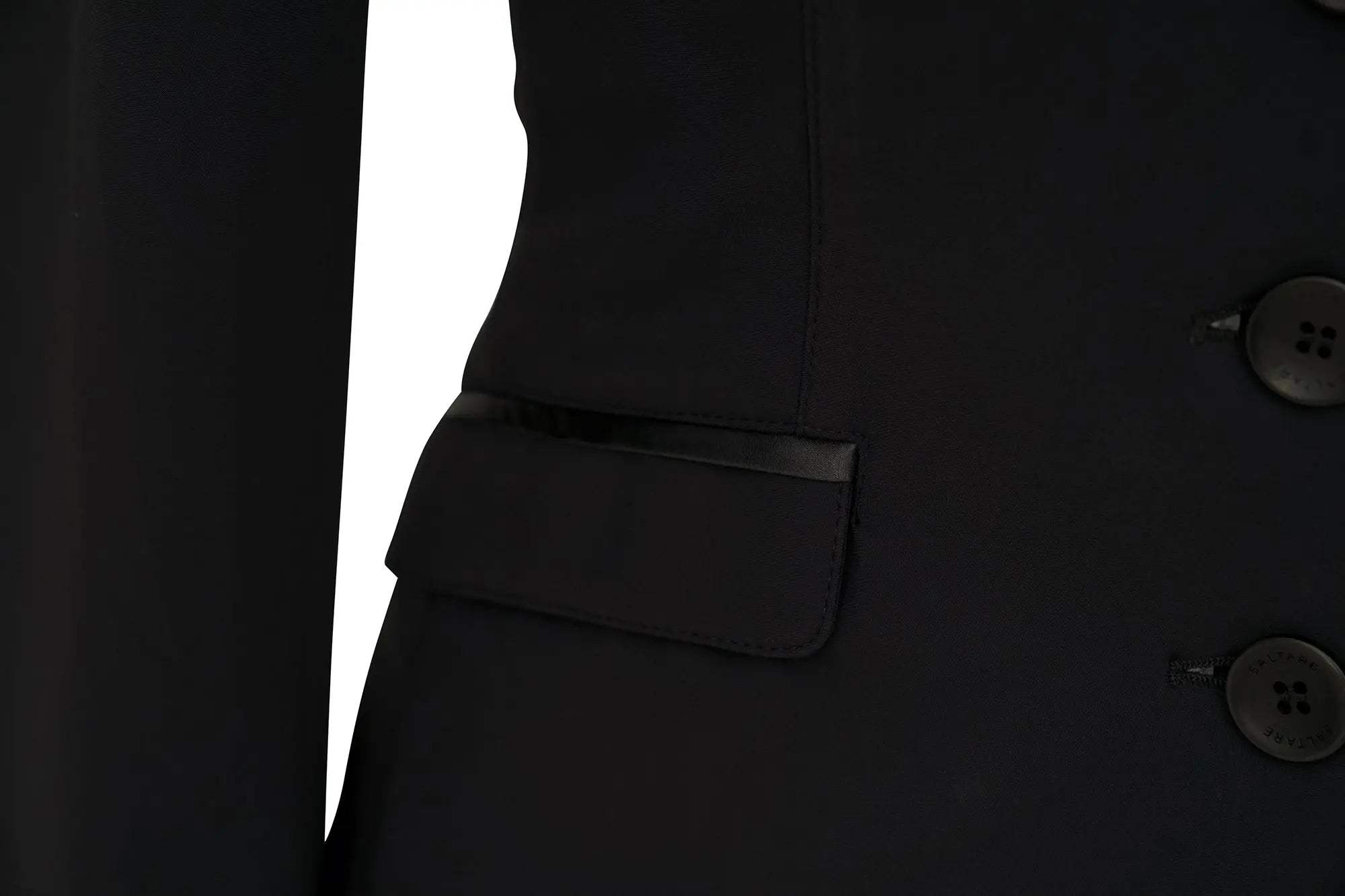 Grand Prix Saltare Dolce 4 Button Riding Jacket, Black - Huntley Equestrian - Flyclothing LLC