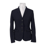Grand Prix Saltare Dolce 4 Button Riding Show Jacket, Navy - Huntley Equestrian - Flyclothing LLC