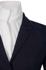 Grand Prix Saltare Dolce 4 Button Riding Show Jacket, Navy - Huntley Equestrian - Flyclothing LLC