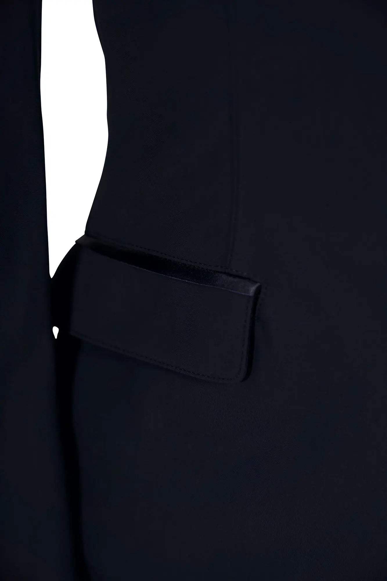 Grand Prix Saltare Dolce 4 Button Riding Show Jacket, Navy - Huntley Equestrian - Flyclothing LLC