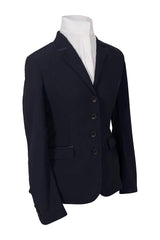 Grand Prix Saltare Dolce 4 Button Riding Show Jacket, Navy - Huntley Equestrian - Flyclothing LLC
