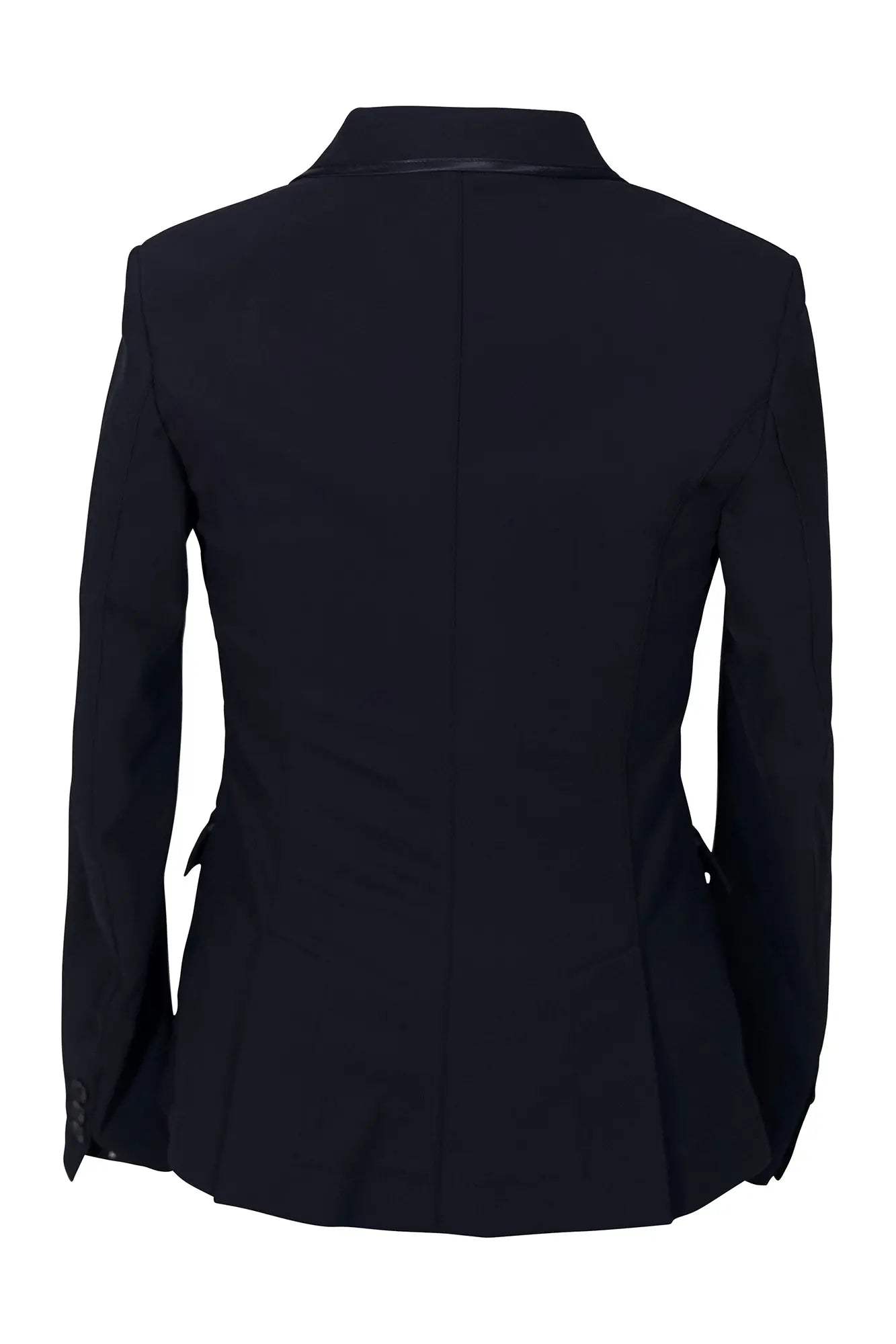 Grand Prix Saltare Dolce 4 Button Riding Show Jacket, Navy - Huntley Equestrian - Flyclothing LLC