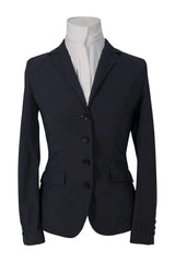 Grand Prix Saltare Dolce 4 Button Riding Show Jacket, Anthracite - Huntley Equestrian - Flyclothing LLC