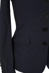 Grand Prix Saltare Dolce 4 Button Riding Show Jacket, Anthracite - Huntley Equestrian - Flyclothing LLC