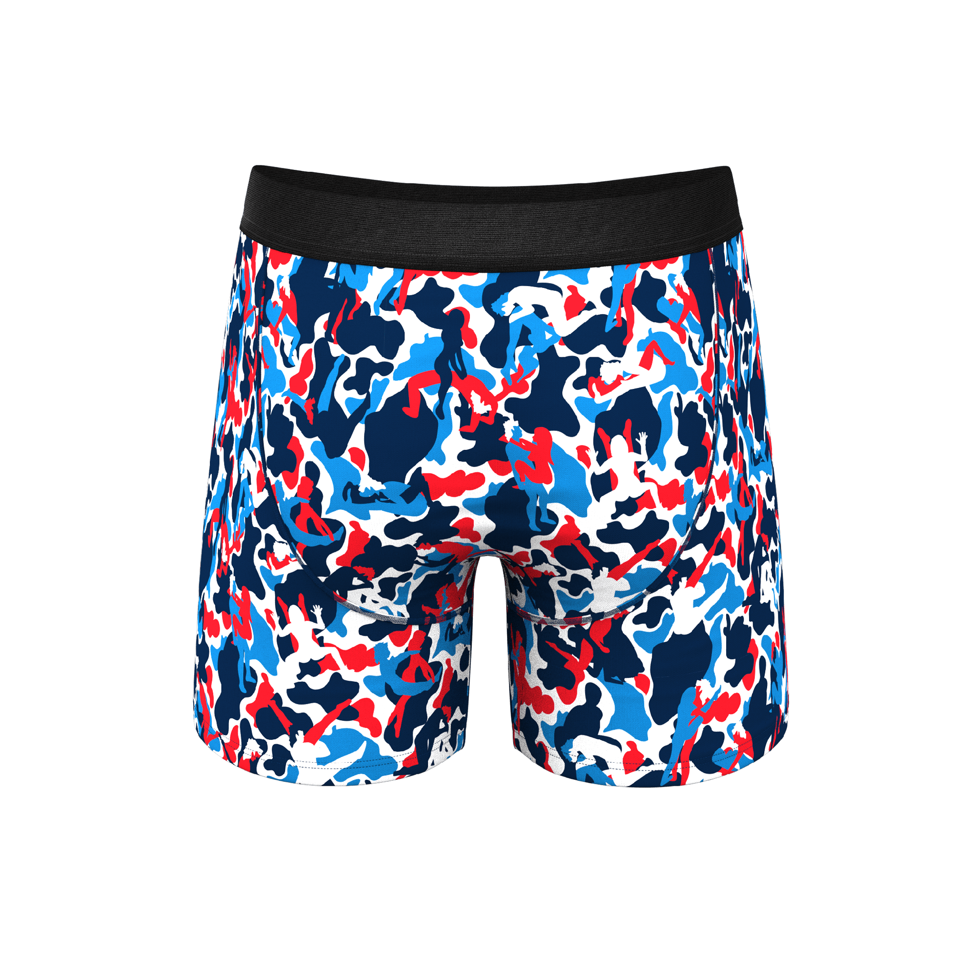 The Grand Finale | USA Camouflage Ball Hammock® Pouch Underwear With Fly - Shinesty