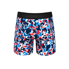 The Grand Finale | USA Camouflage Ball Hammock® Pouch Underwear With Fly - Shinesty