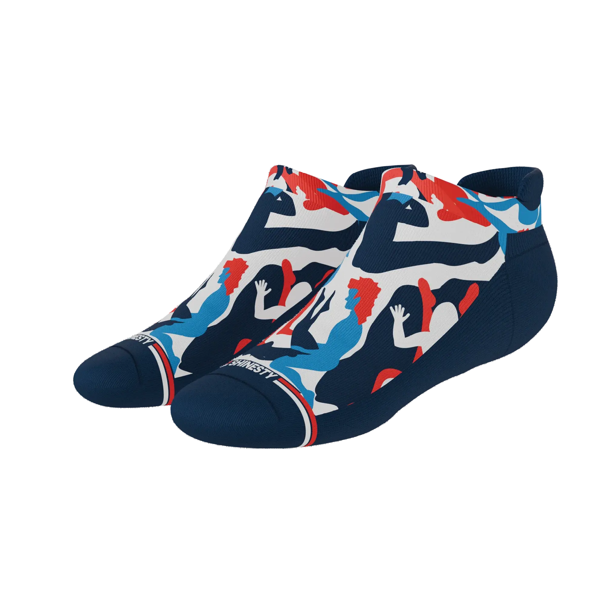 The Grand Finale | USA Camouflage Heel Hammock™ Ankle Socks - Shinesty - Flyclothing LLC