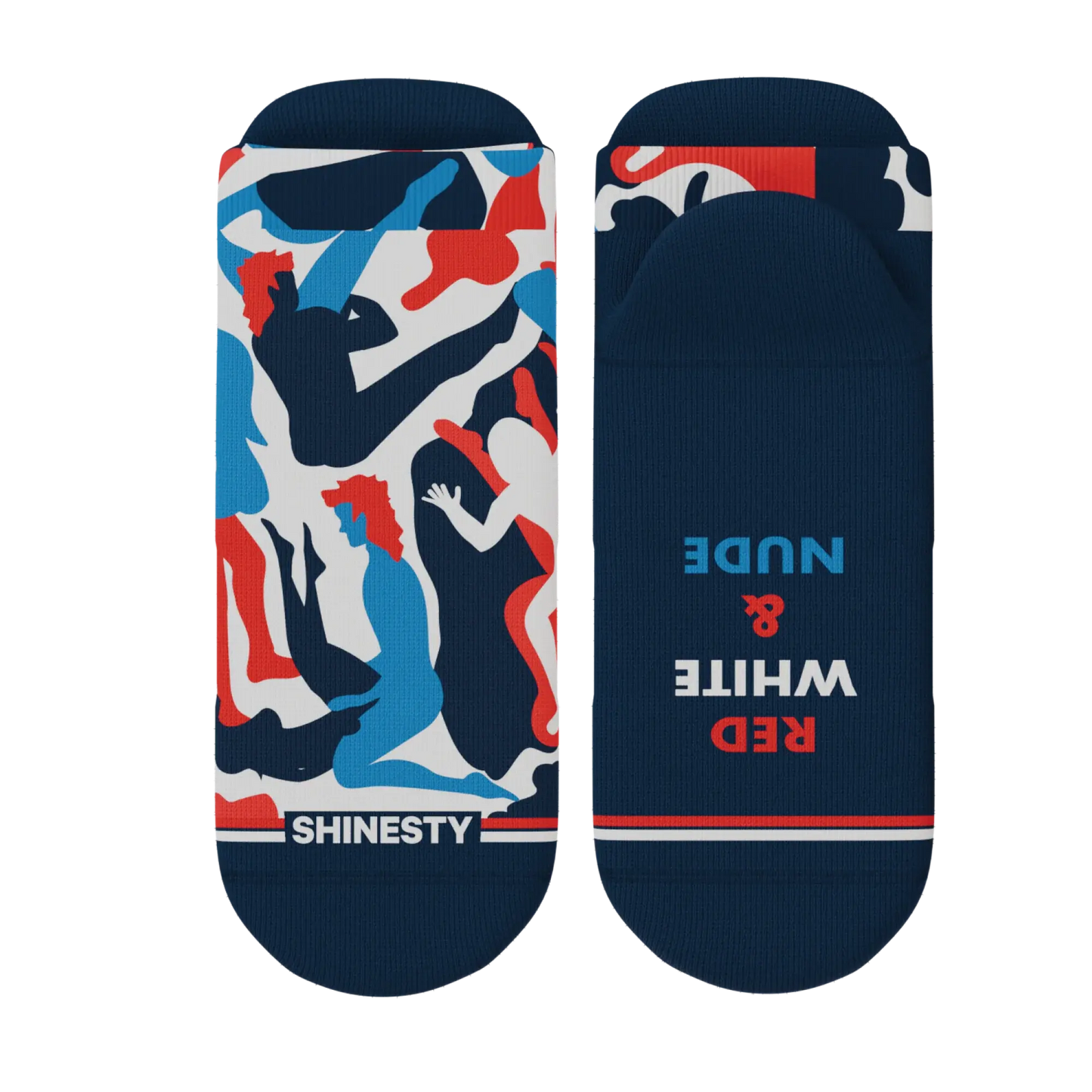 The Grand Finale | USA Camouflage Heel Hammock™ Ankle Socks - Shinesty - Flyclothing LLC