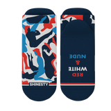 The Grand Finale | USA Camouflage Heel Hammock™ Ankle Socks - Shinesty - Flyclothing LLC